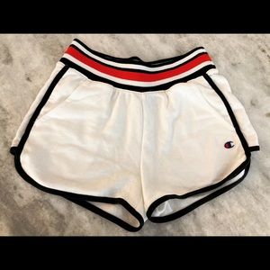 Champion White Shorts